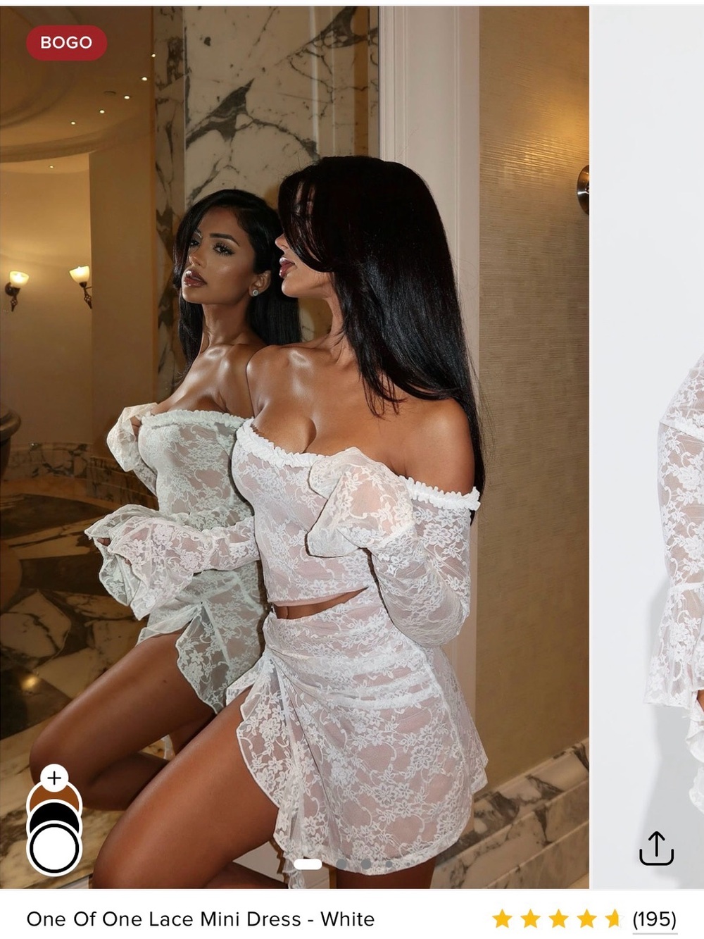 One of One Lace Mini Dress
